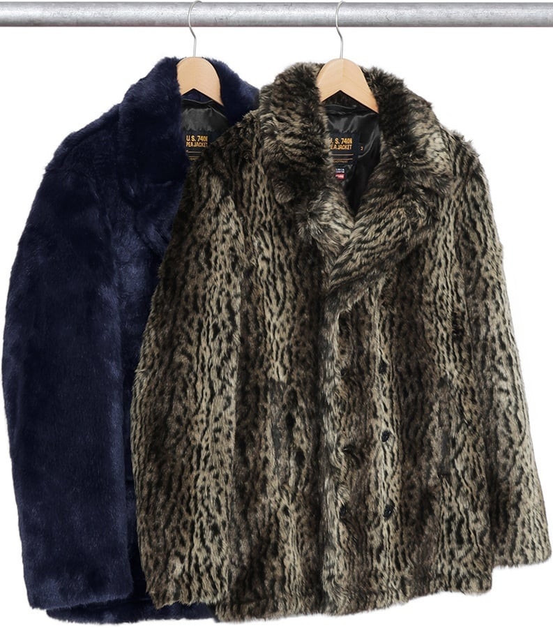 Supreme®/Schott® Fur Peacoat